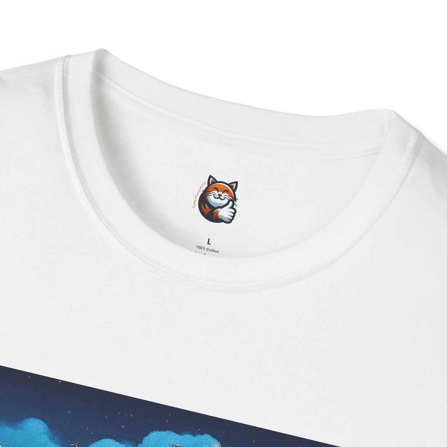 Wacky Russian Blue Cat cute couple driving T-Shirt
