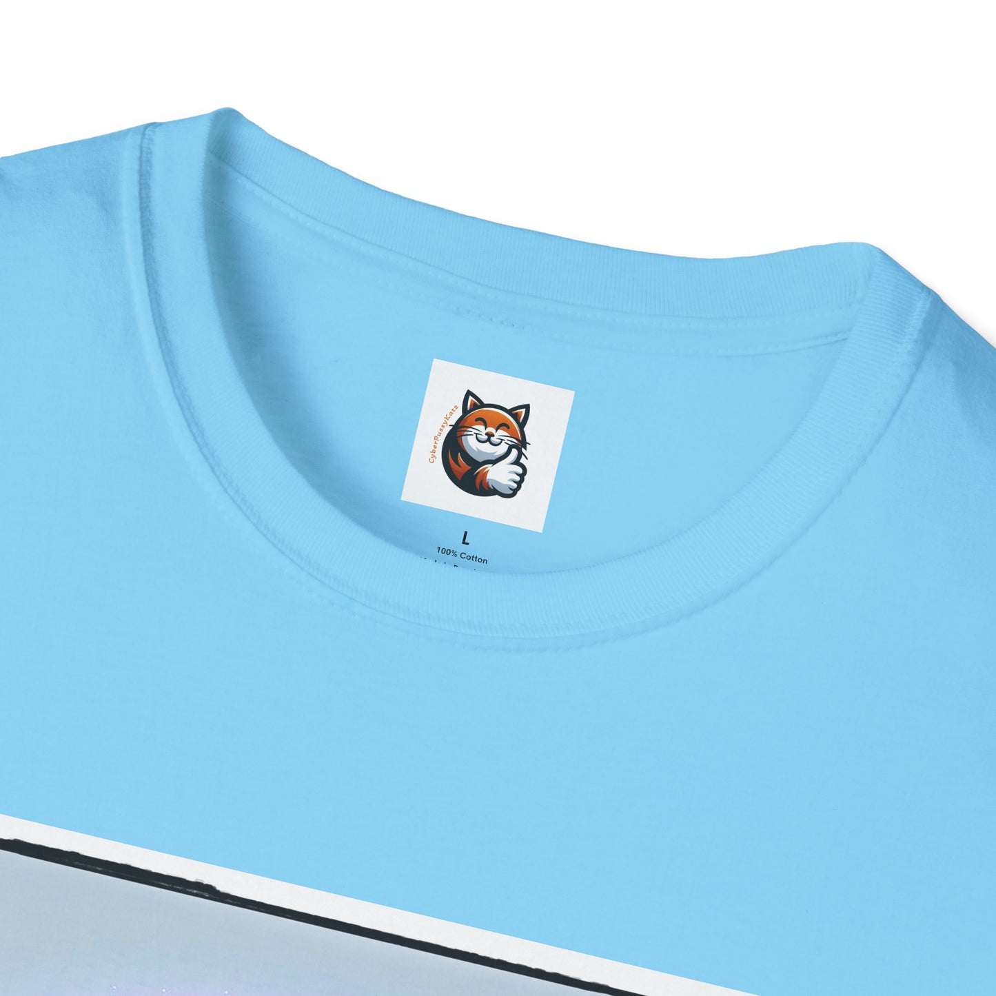 Devon Rex Cat rainbow Softstyle T-Shirt