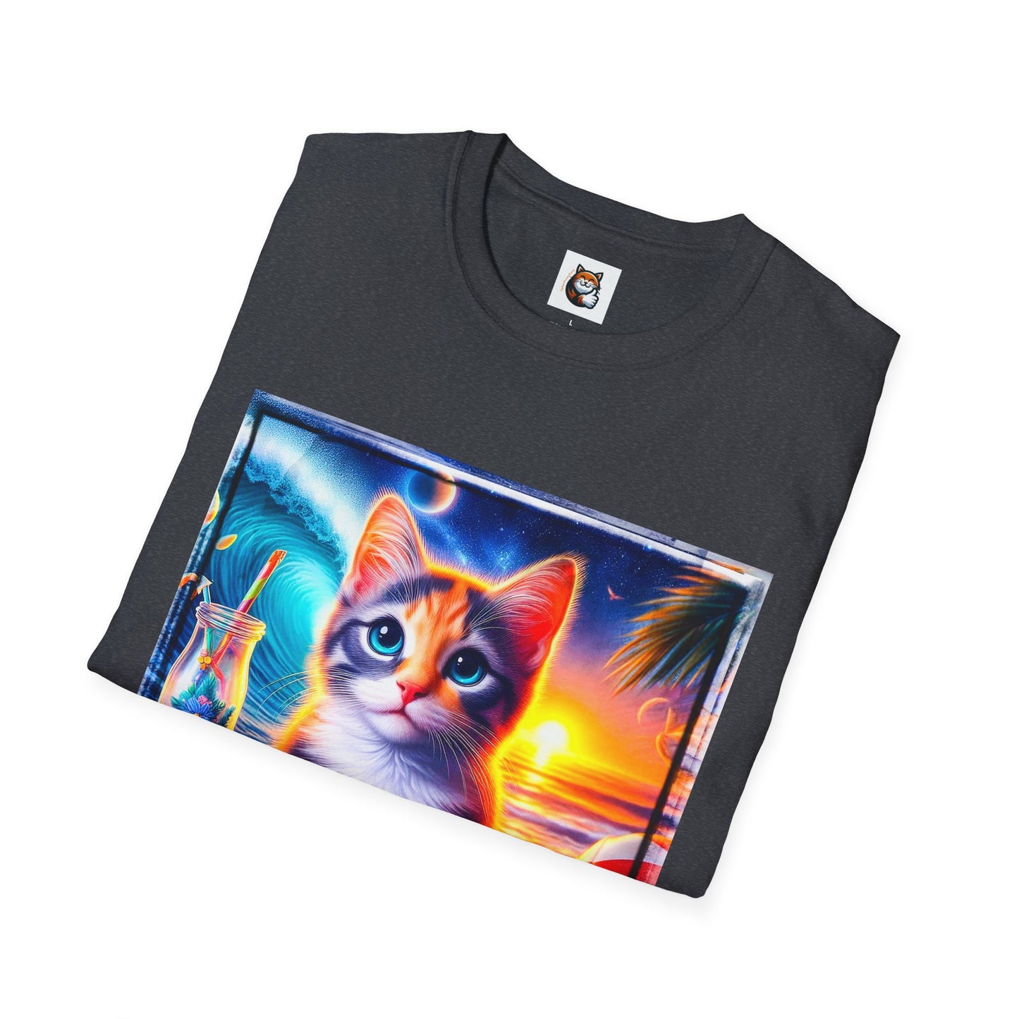 Domestic Cat Unisex Softstyle T-Shirt