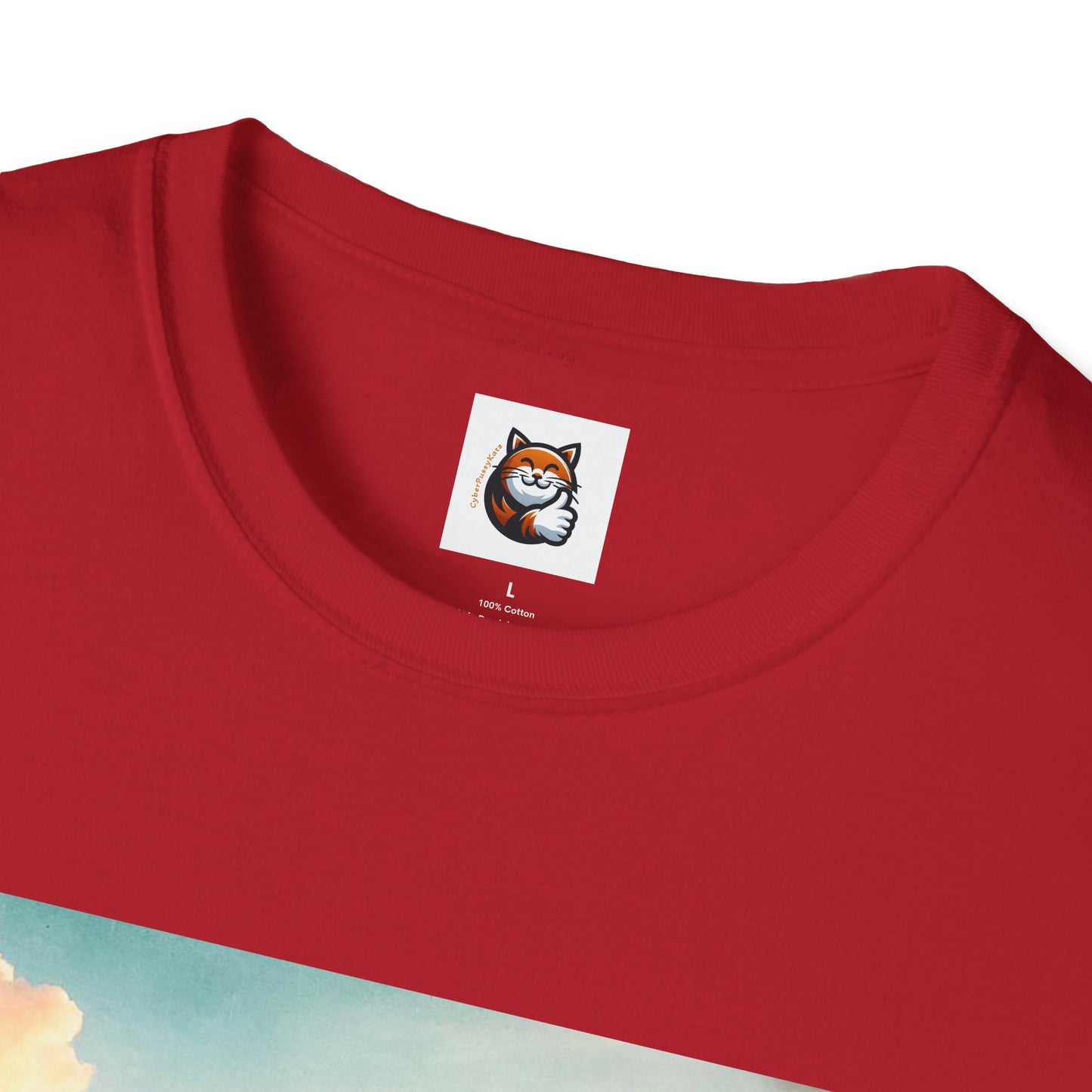 Wacky Norwegian Forest Cat Unisex Softstyle T-Shirt
