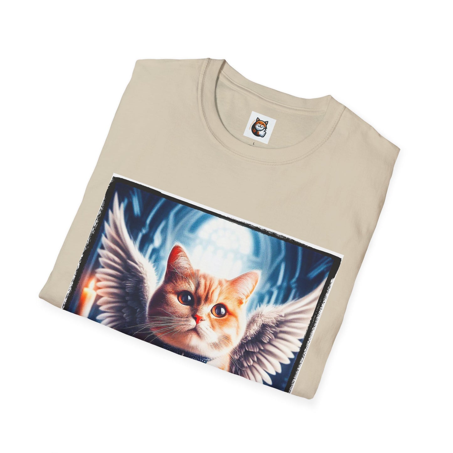 Domestic Cat Angel and clouds T-Shirt