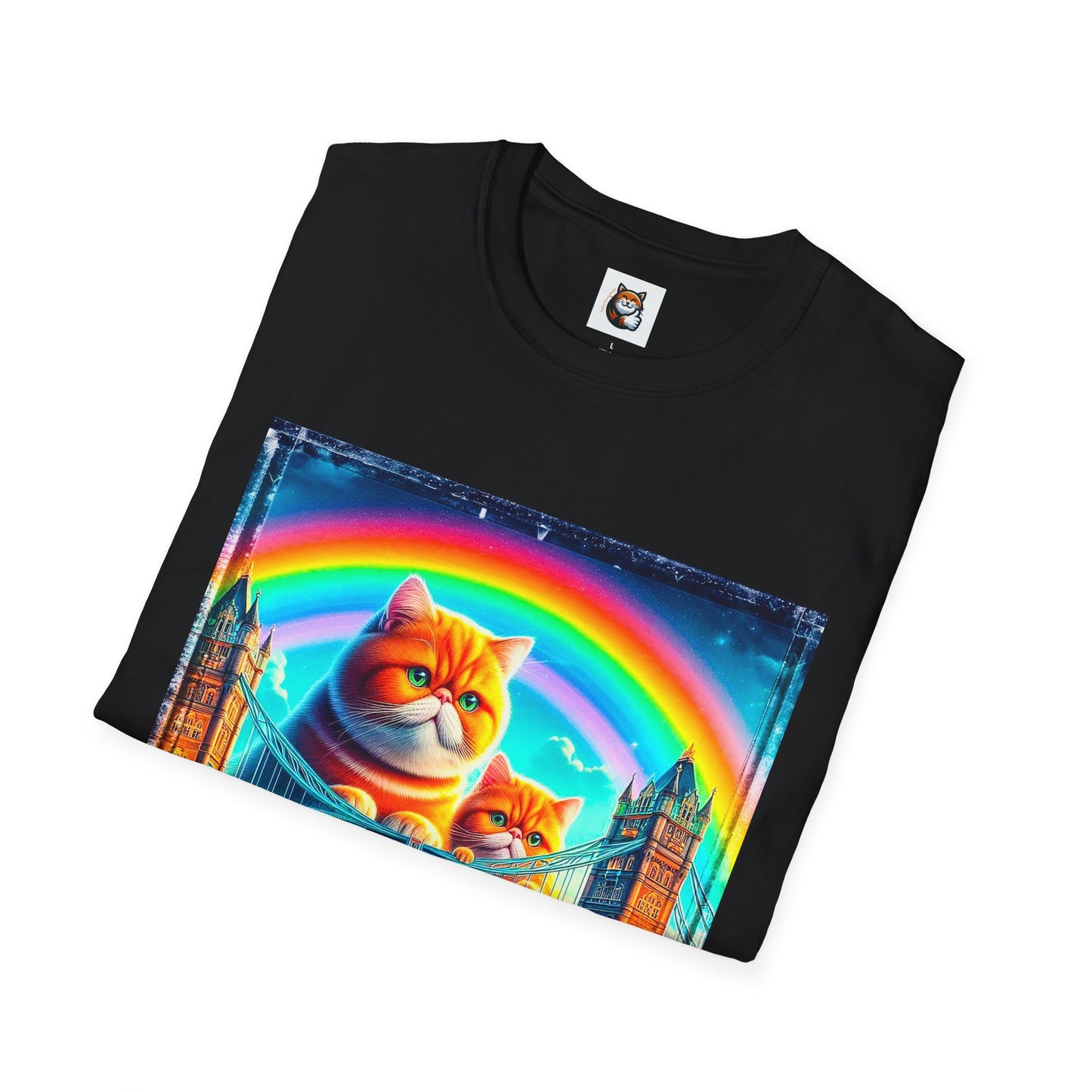 Exotic Shorthair Cat Unisex Softstyle T-Shirt