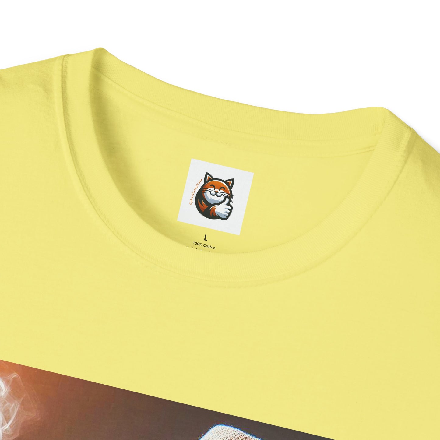 Devon Rex Cat whiskey drinker Softstyle T-Shirt