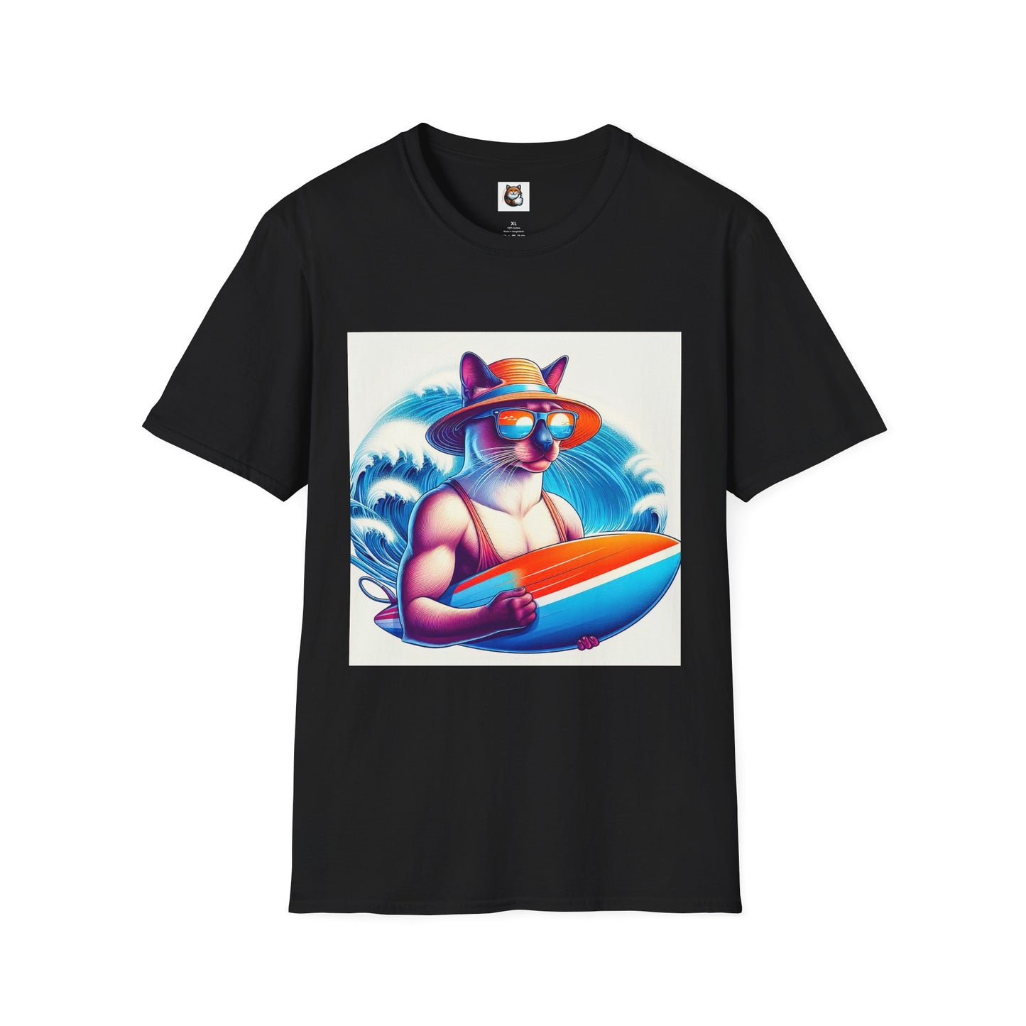 Siamese Cat surfing kitty