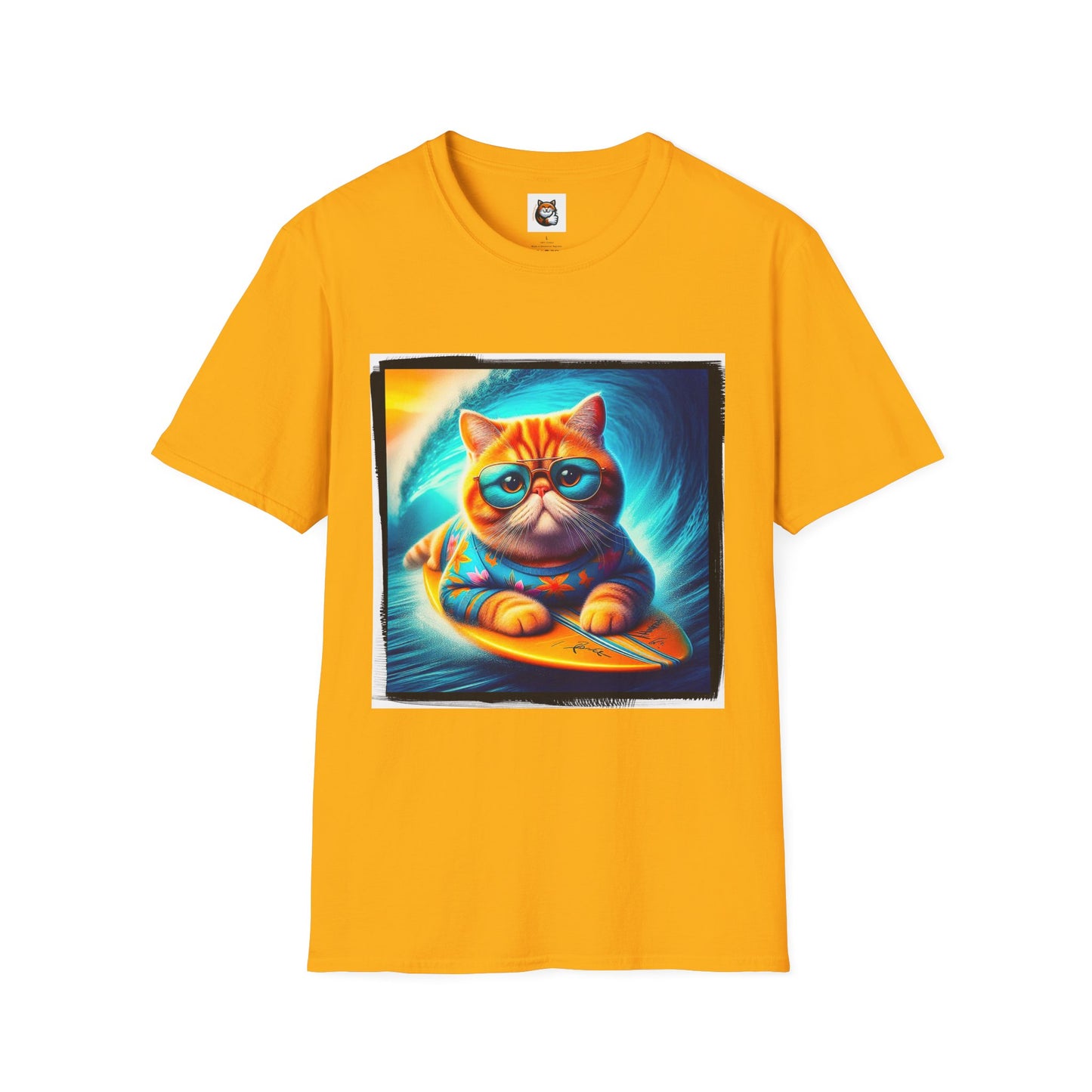 Exotic Shorthair Cat Unisex Softstyle T-Shirt