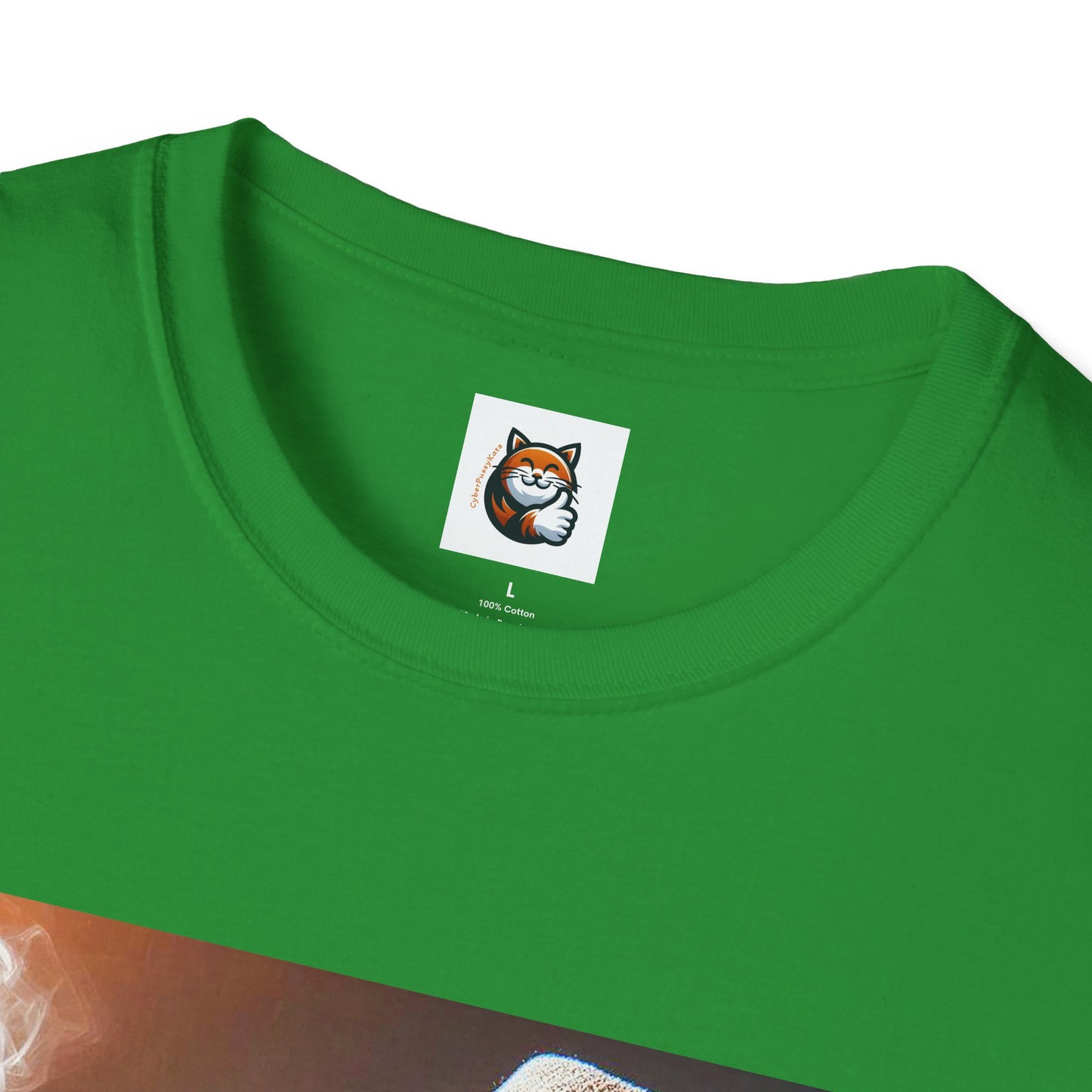 Devon Rex Cat whiskey drinker Softstyle T-Shirt