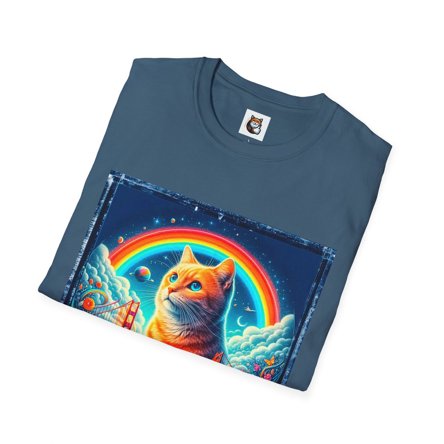Domestic Cat Unisex Softstyle T-Shirt