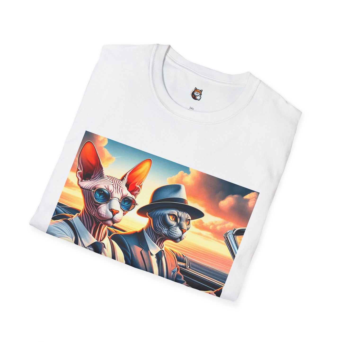 Wacky Sphynx Cat friends driving