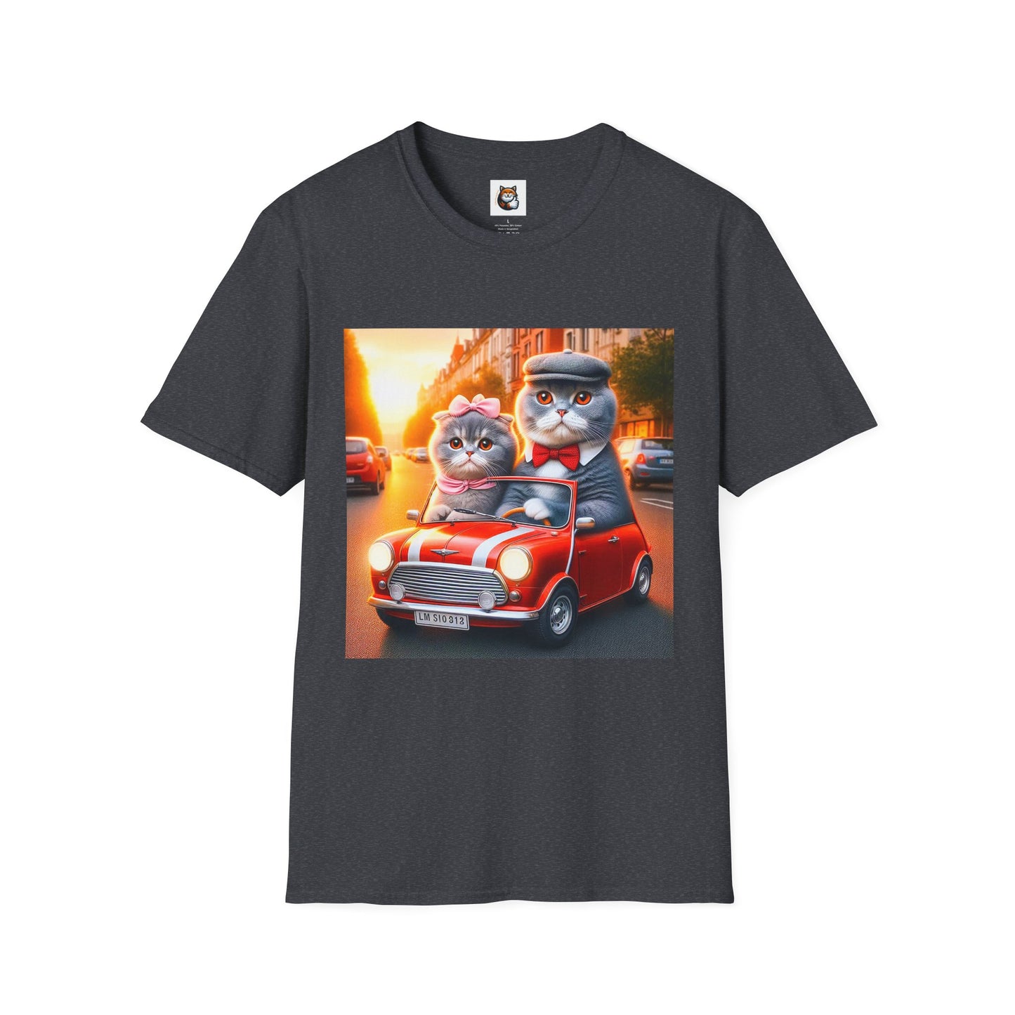 Scottish Fold tiny car T-Shirt
