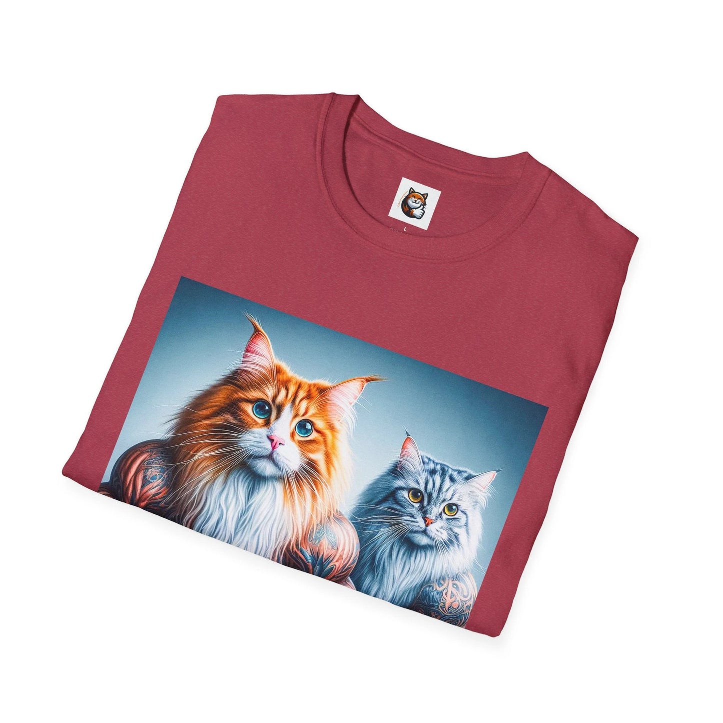 Norwegian Forest Cat Unisex Softstyle T-Shirt by Printify