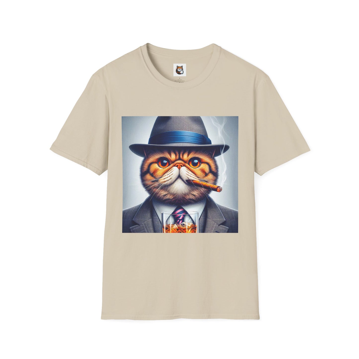 Exotic Shorthair Cat Unisex Softstyle T-Shirt