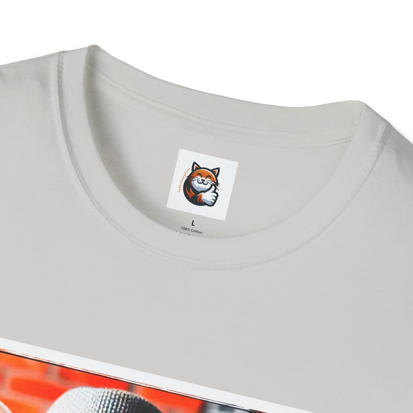 Devon Rex Cat hat and tie Softstyle T-Shirt