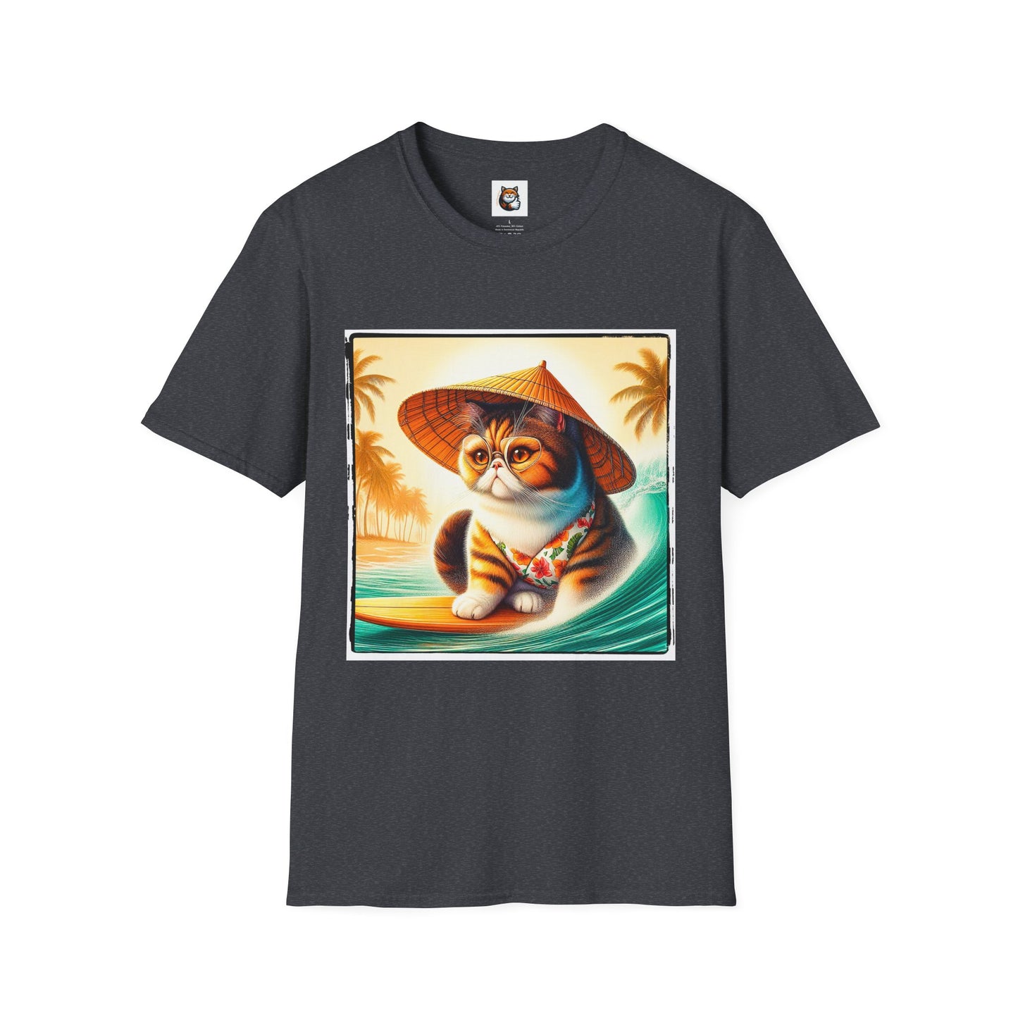Exotic Shorthair Cat Unisex Softstyle T-Shirt