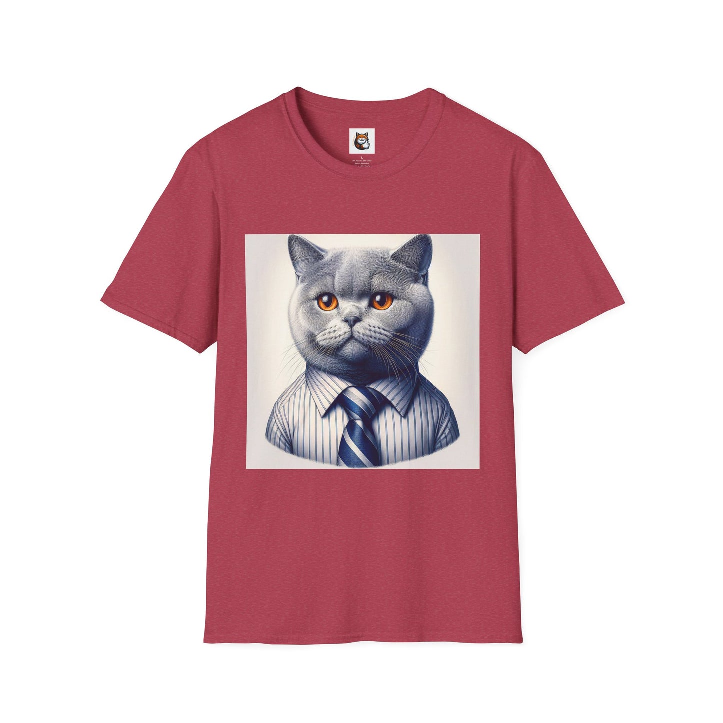 British Shorthair business professionals Softstyle T-Shirt