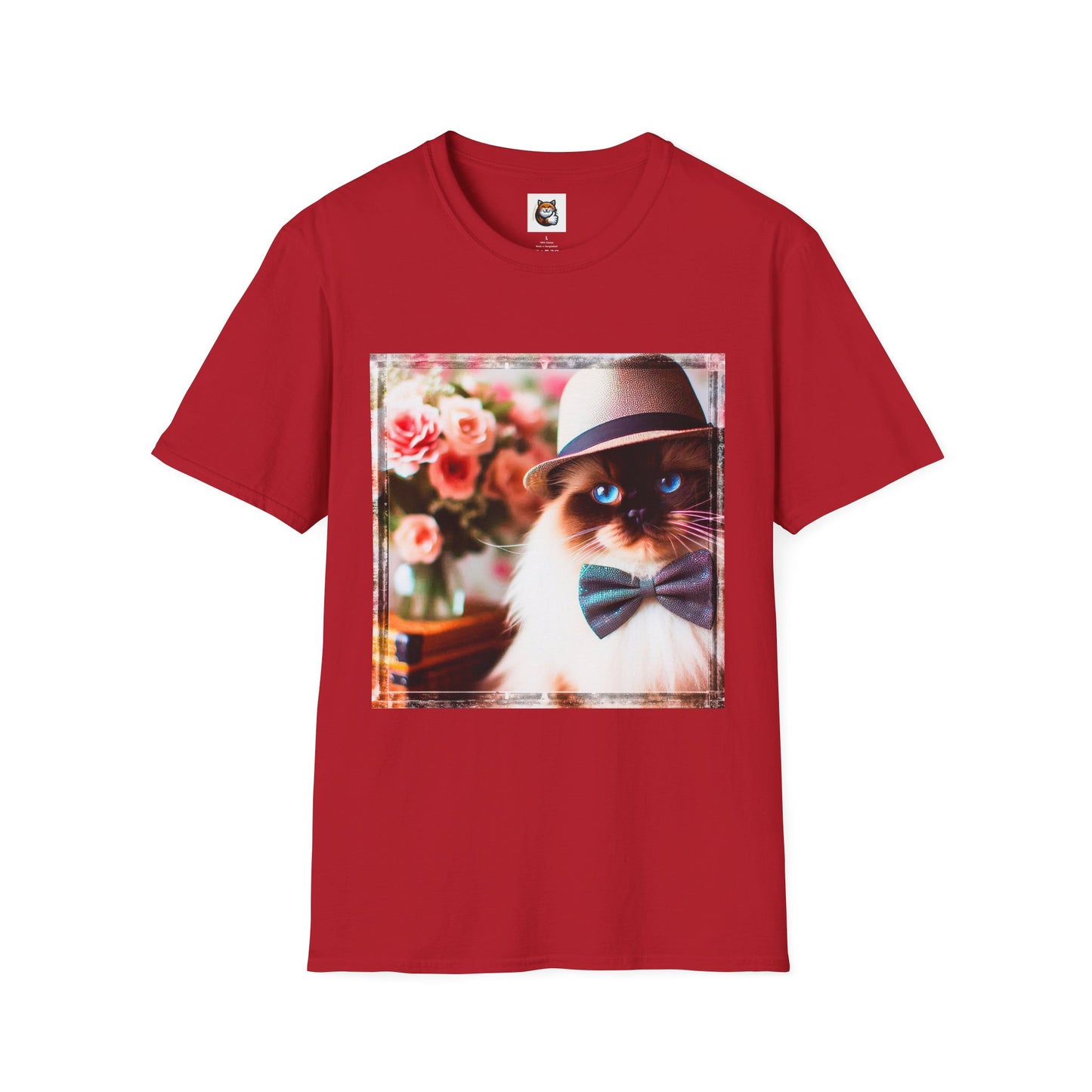 Ragdoll Unisex bow tie and hat T-Shirt