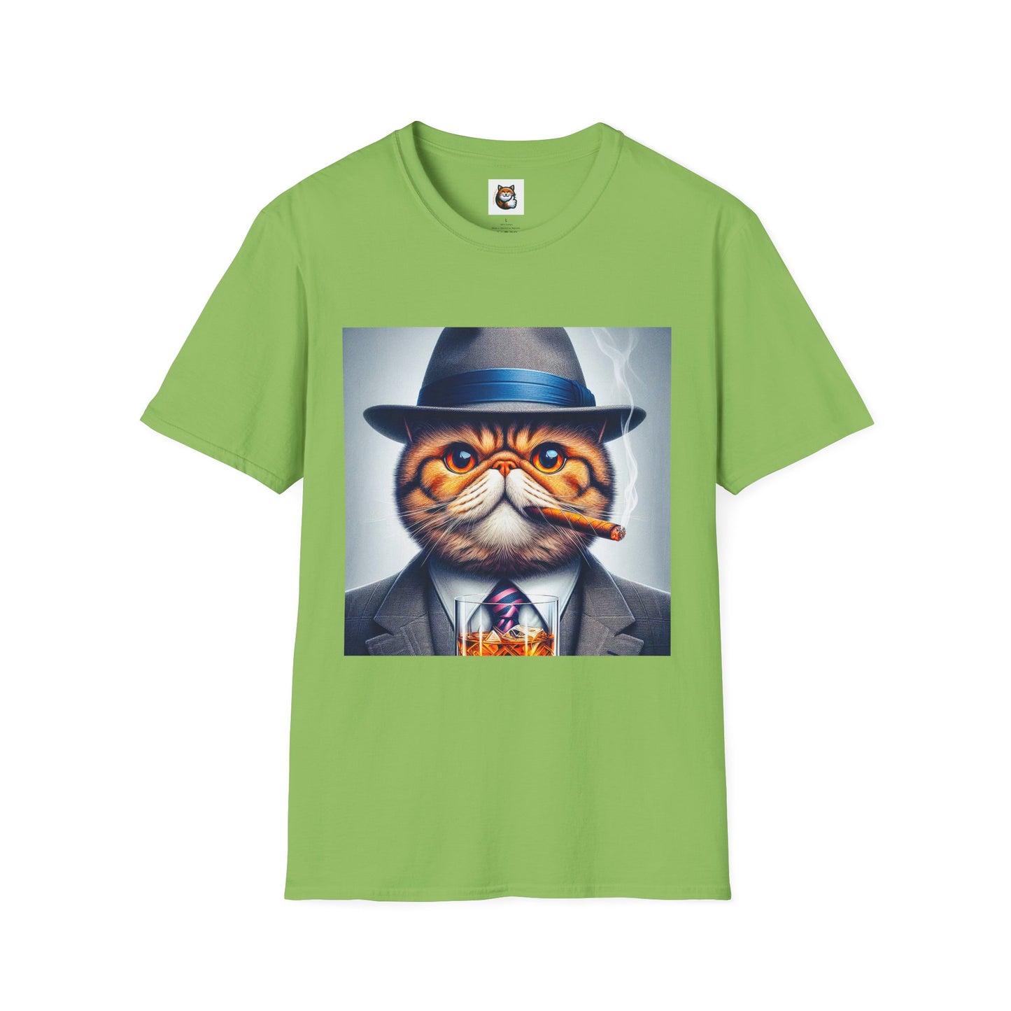Exotic Shorthair Cat Unisex Softstyle T-Shirt