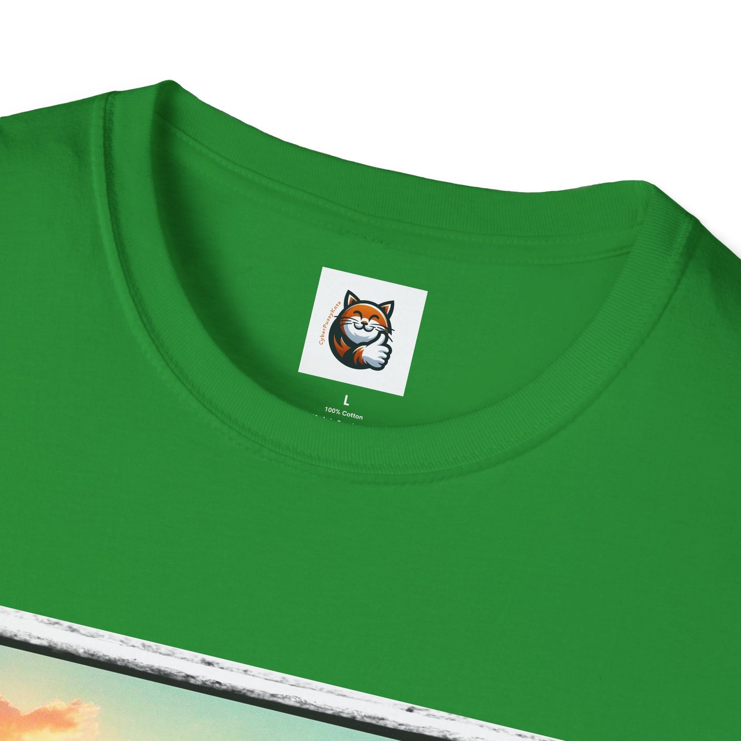 Wacky Cornish Rex Cat couple driving T-Shirt