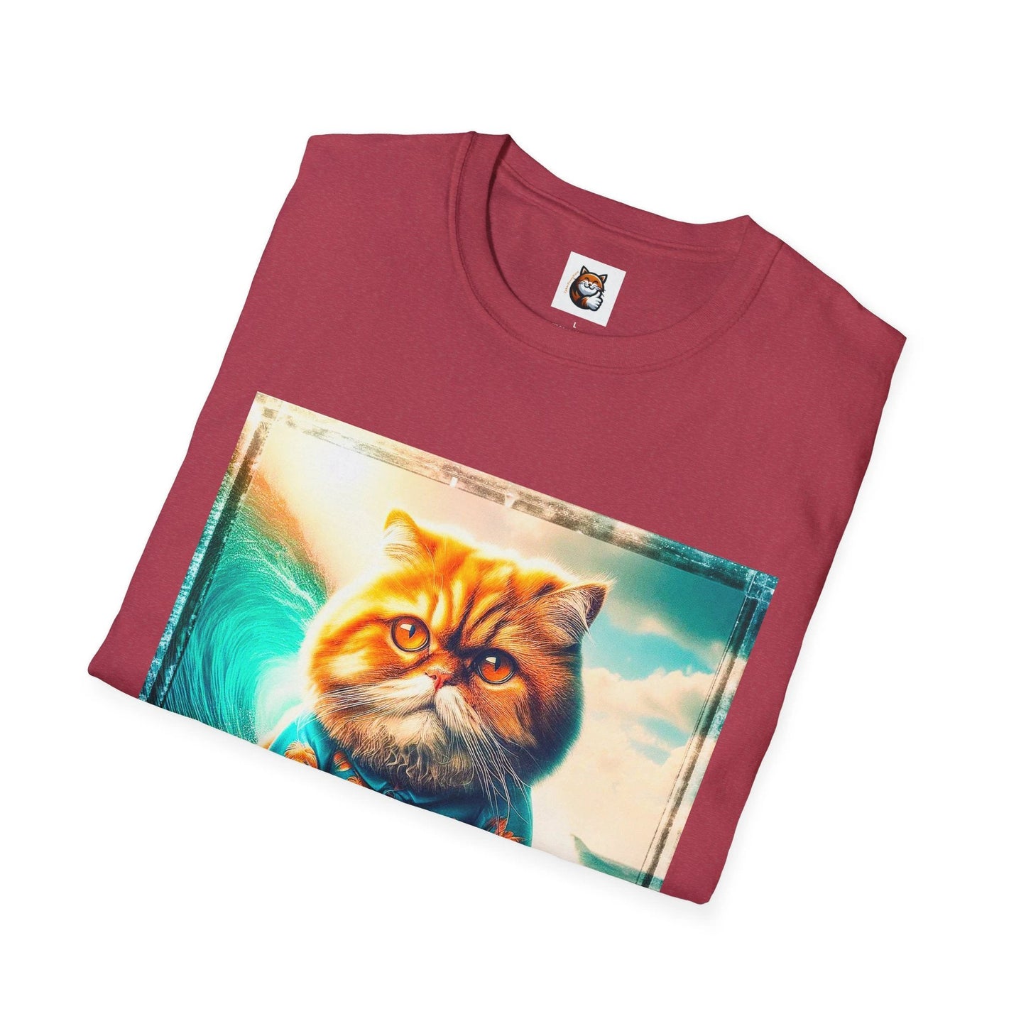 Persian Cat Unisex Softstyle T-Shirt by Printify