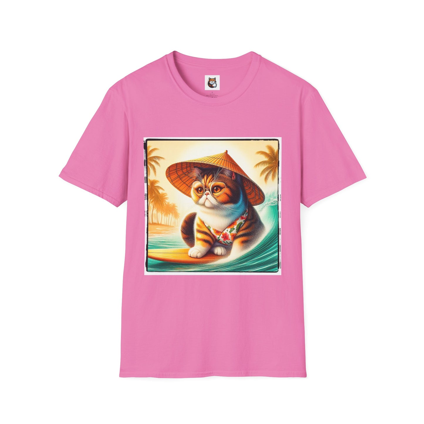 Exotic Shorthair Cat Unisex Softstyle T-Shirt