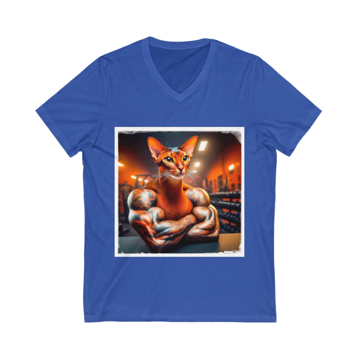 Abyssinian trainer Jersey Short Sleeve V-Neck Tee