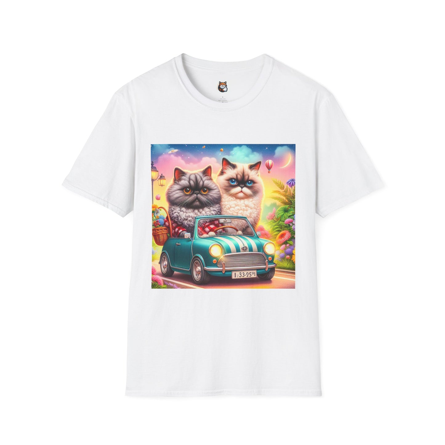 Selkirk Rex Cat T-Shirt tiny car