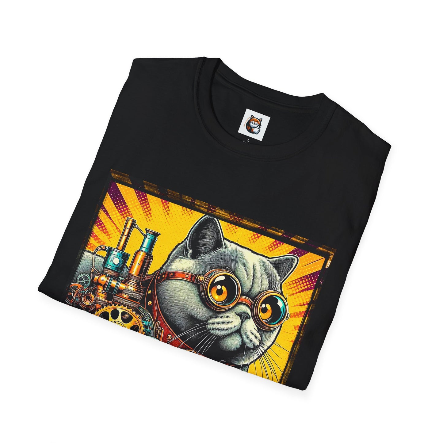 British Shorthair steam punk Softstyle T-Shirt