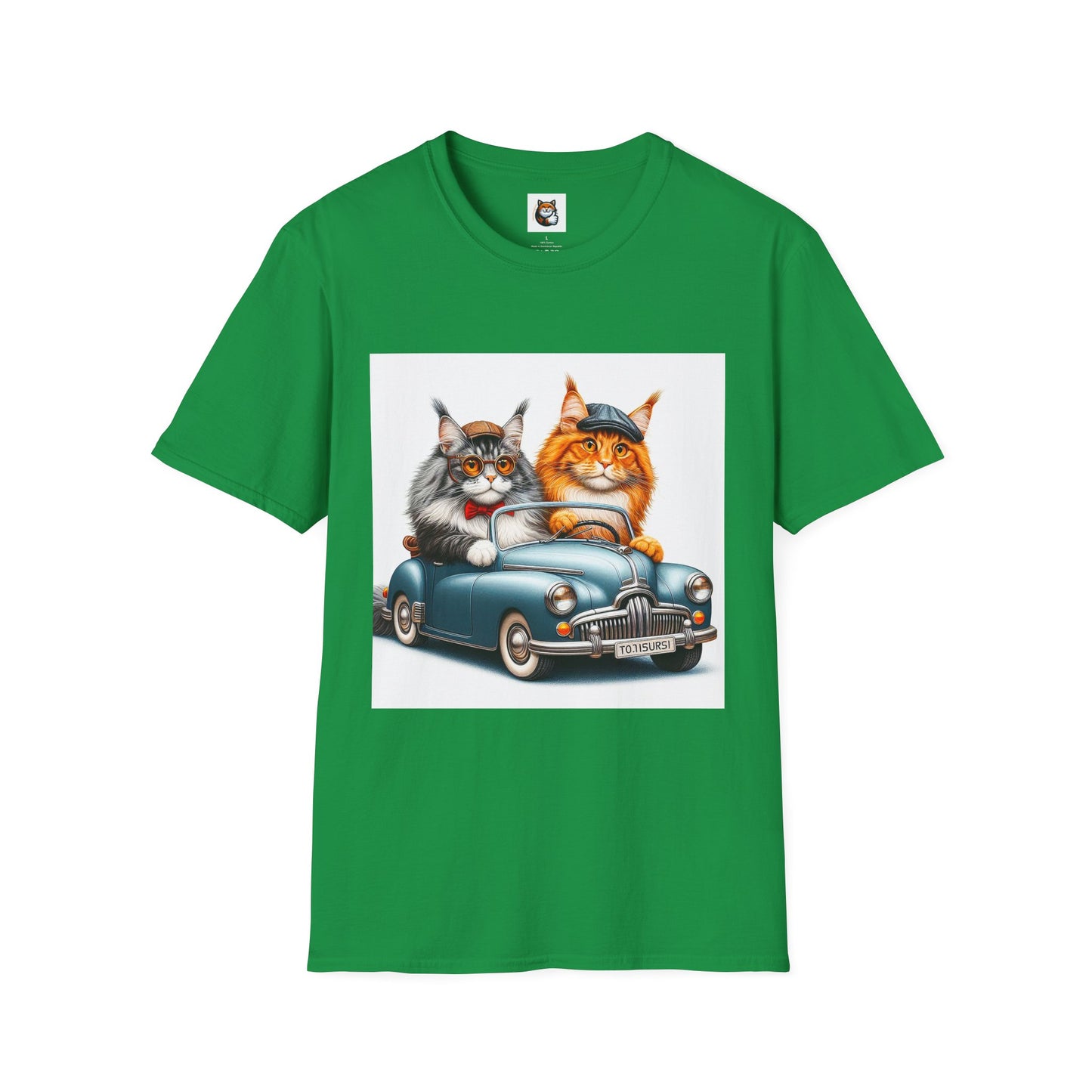 Wacky Maine Coon Unisex Softstyle T-Shirt