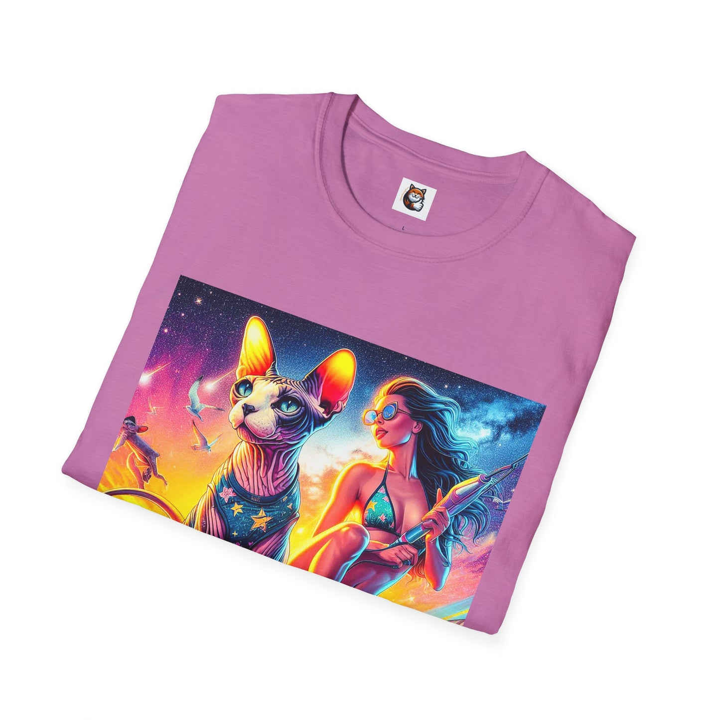 Sphynx Cat surfing queen shirt