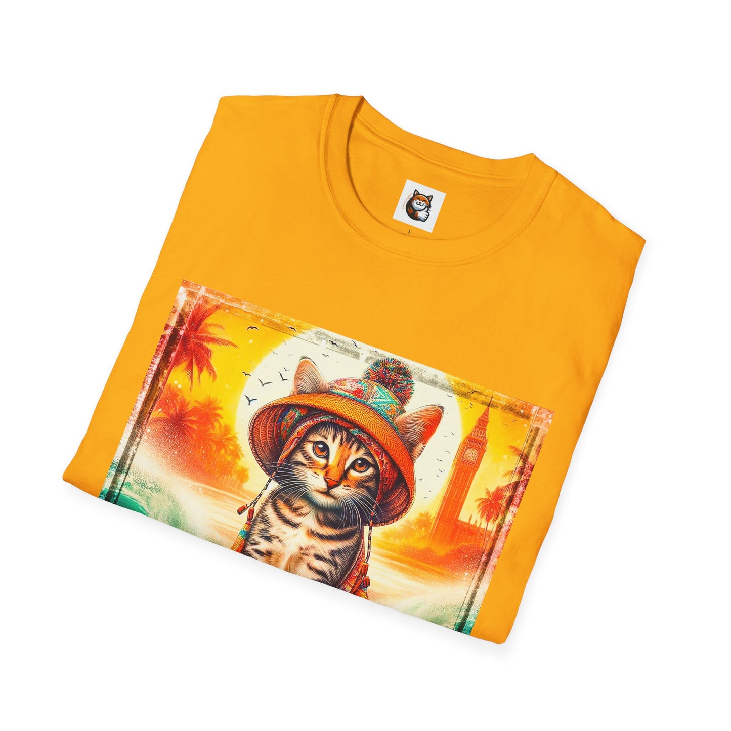 Domestic Cat Unisex Softstyle T-Shirt