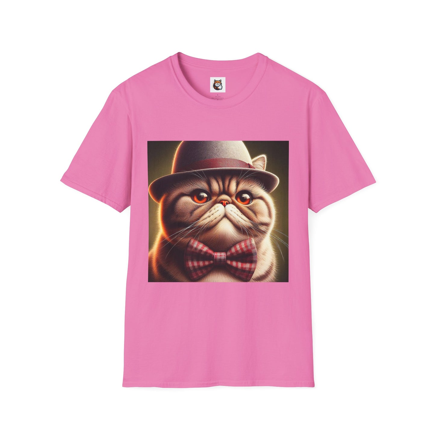 Exotic Shorthair Cat Unisex Softstyle T-Shirt