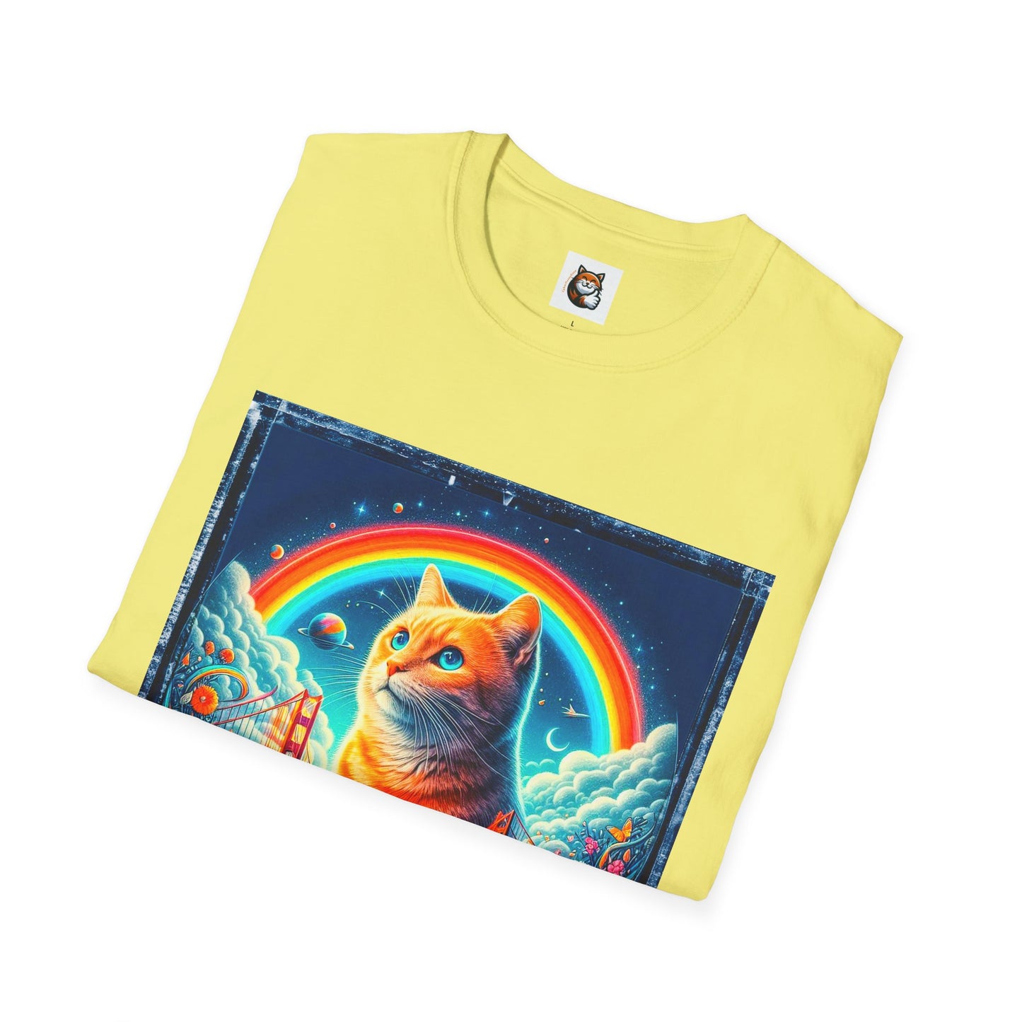 Domestic Cat Unisex Softstyle T-Shirt