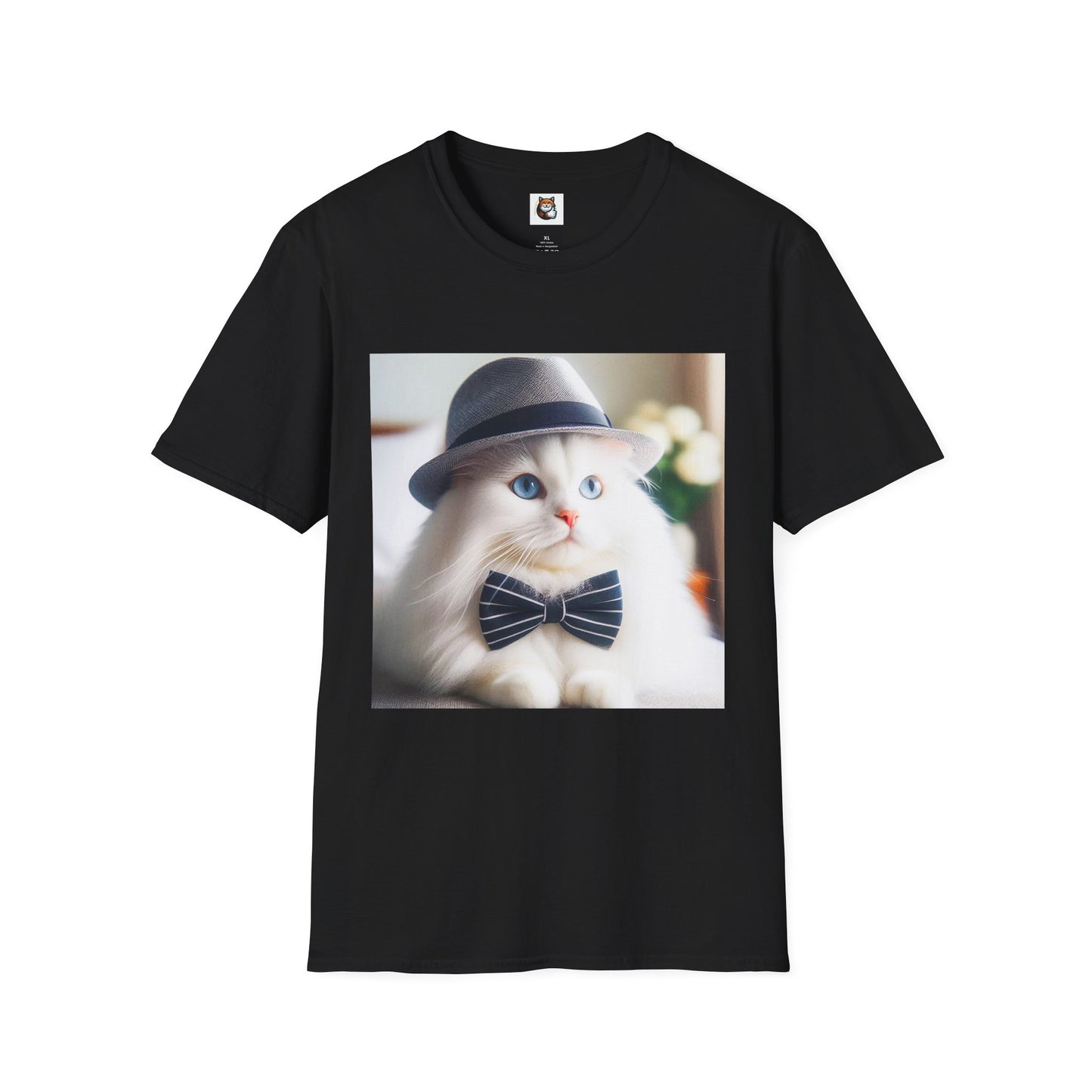Siberian Cat bow tie cutie shirt