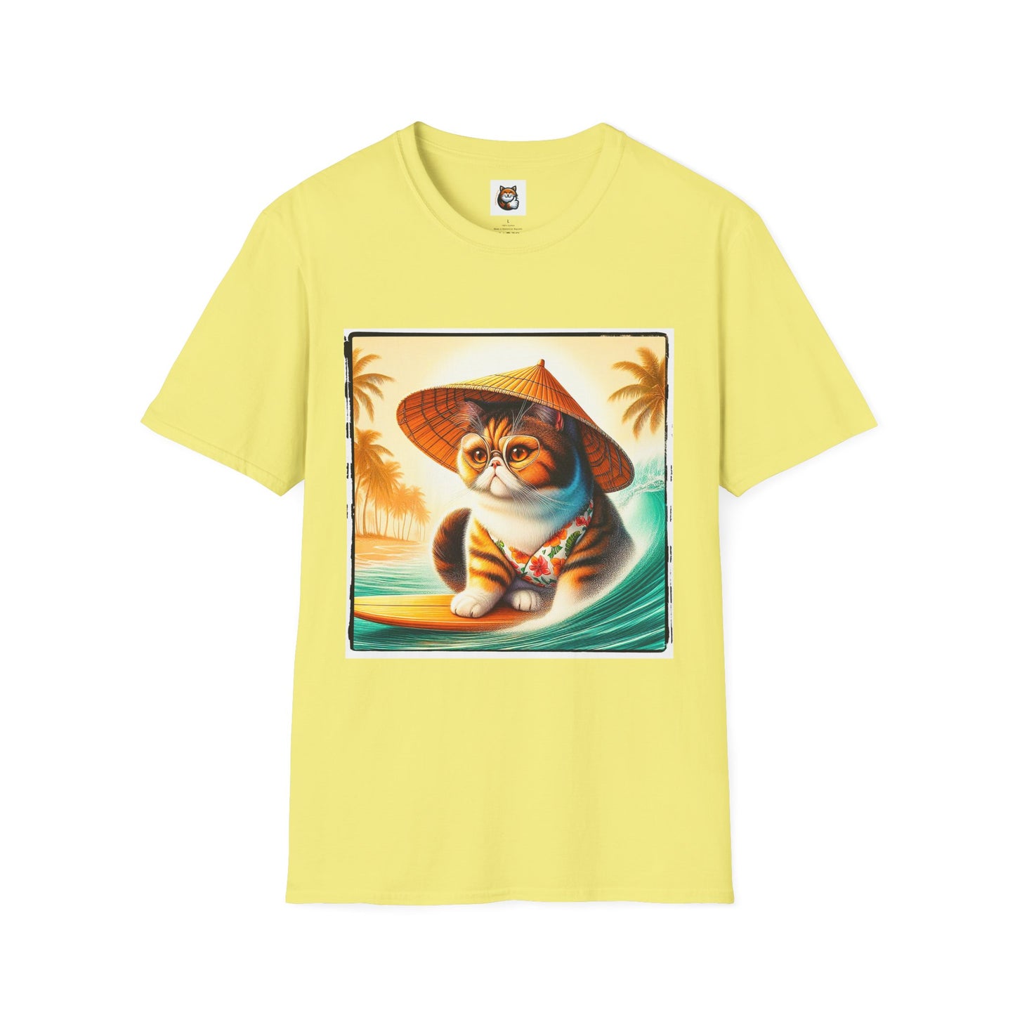 Exotic Shorthair Cat Unisex Softstyle T-Shirt