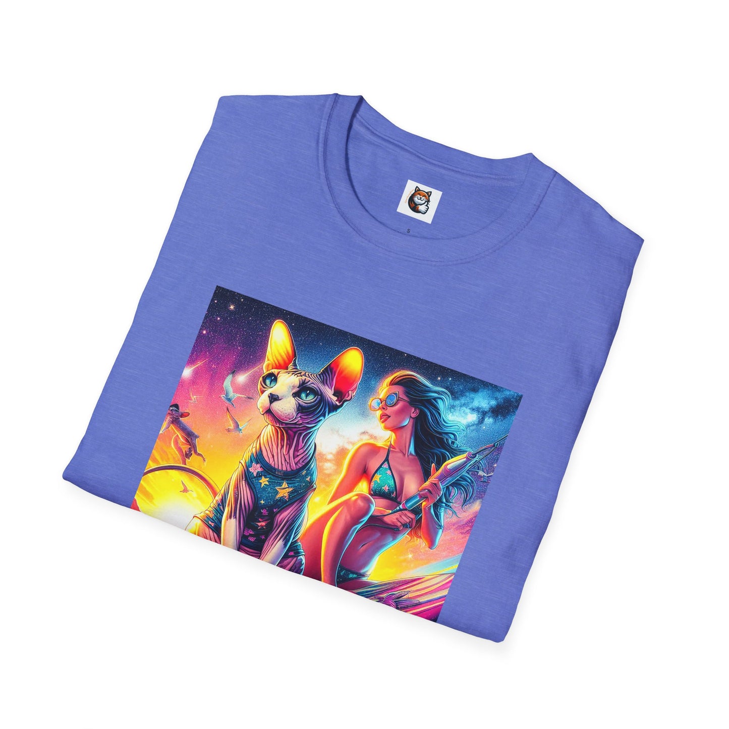 Sphynx Cat surfing queen shirt