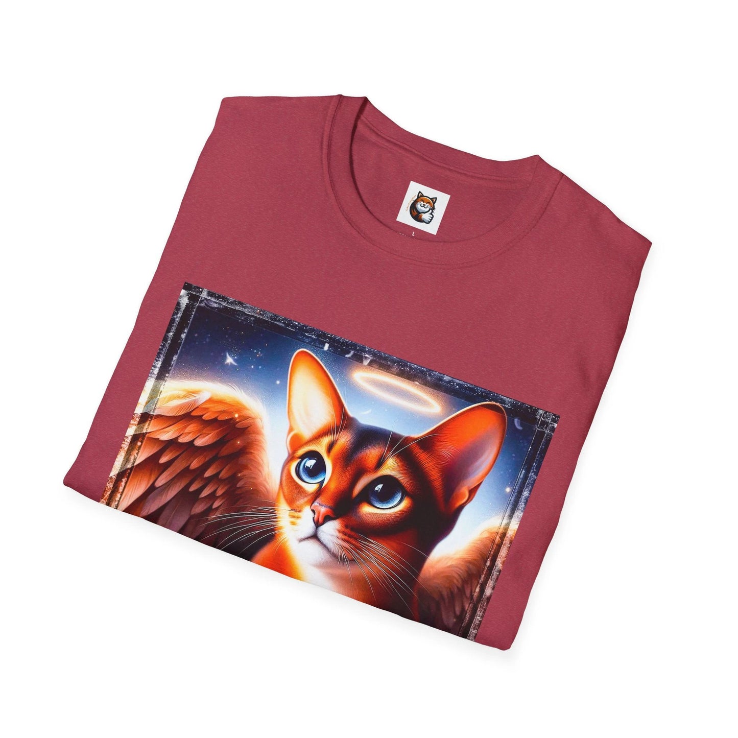 Abyssinian heavenly Angel Softstyle T-Shirt by Printify