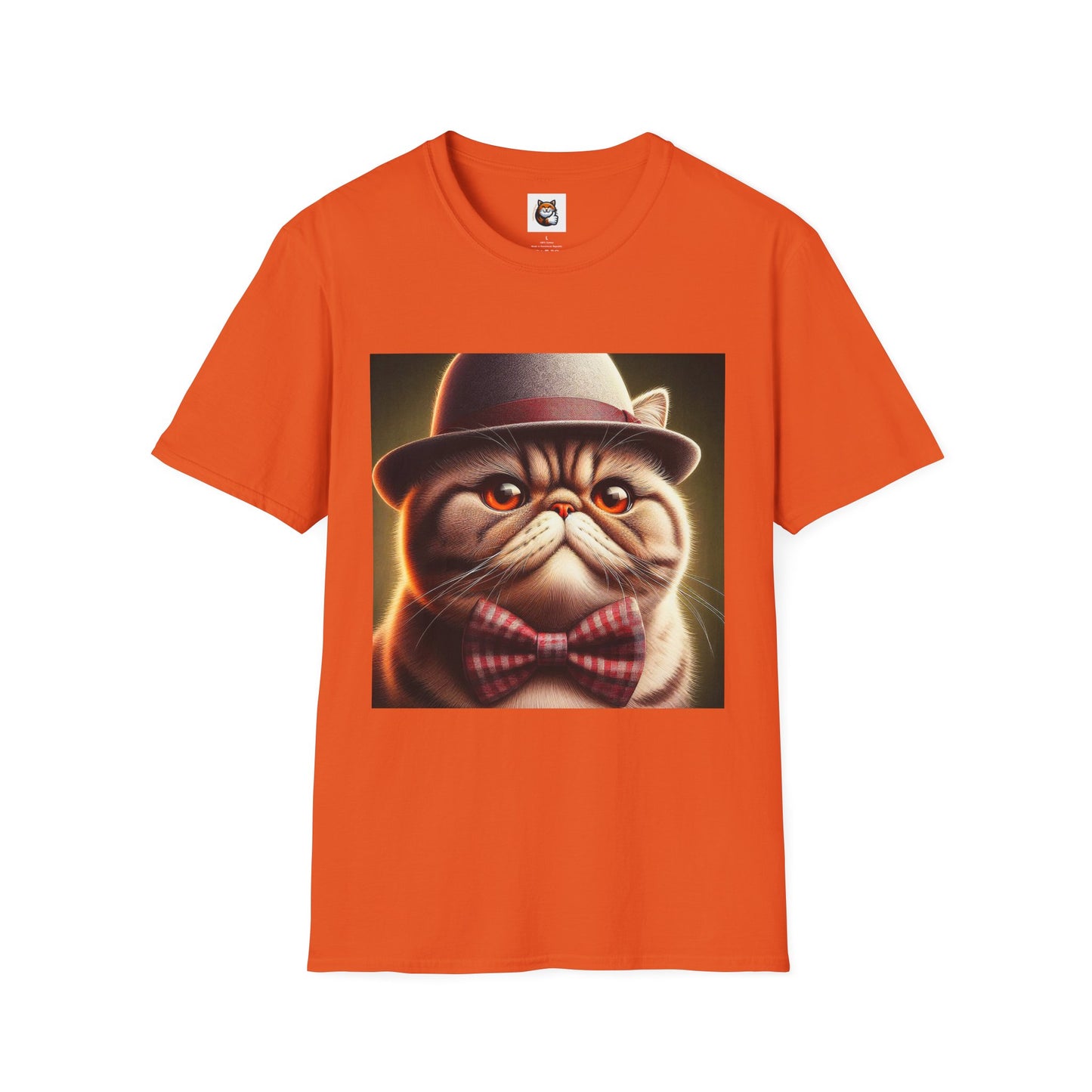 Exotic Shorthair Cat Unisex Softstyle T-Shirt