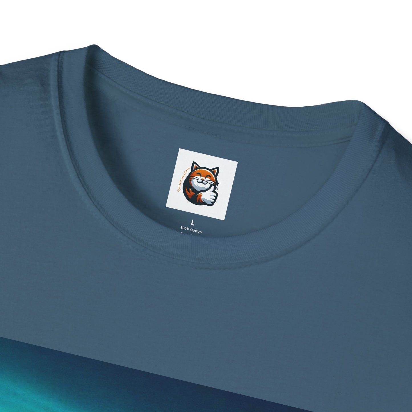 Wacky Persian Cat Unisex Softstyle T-Shirt