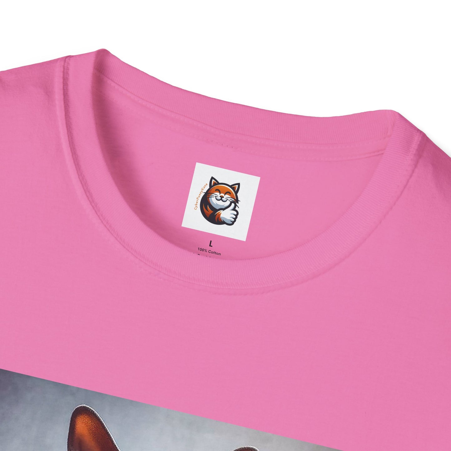 Devon Rex Cat Unisex Softstyle T-Shirt