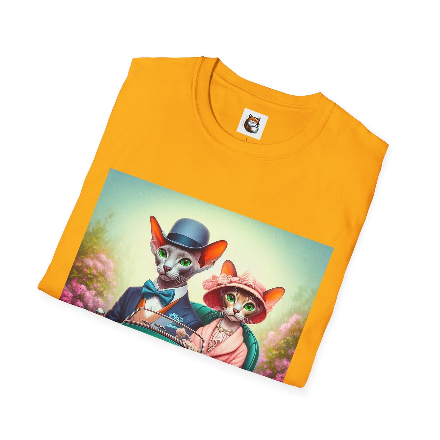 Wacky Oriental Shorthair Unisex Softstyle T-Shirt