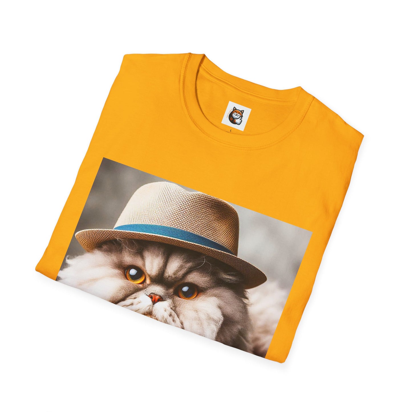 Selkirk Rex Cat T-Shirt top hat and bow tie