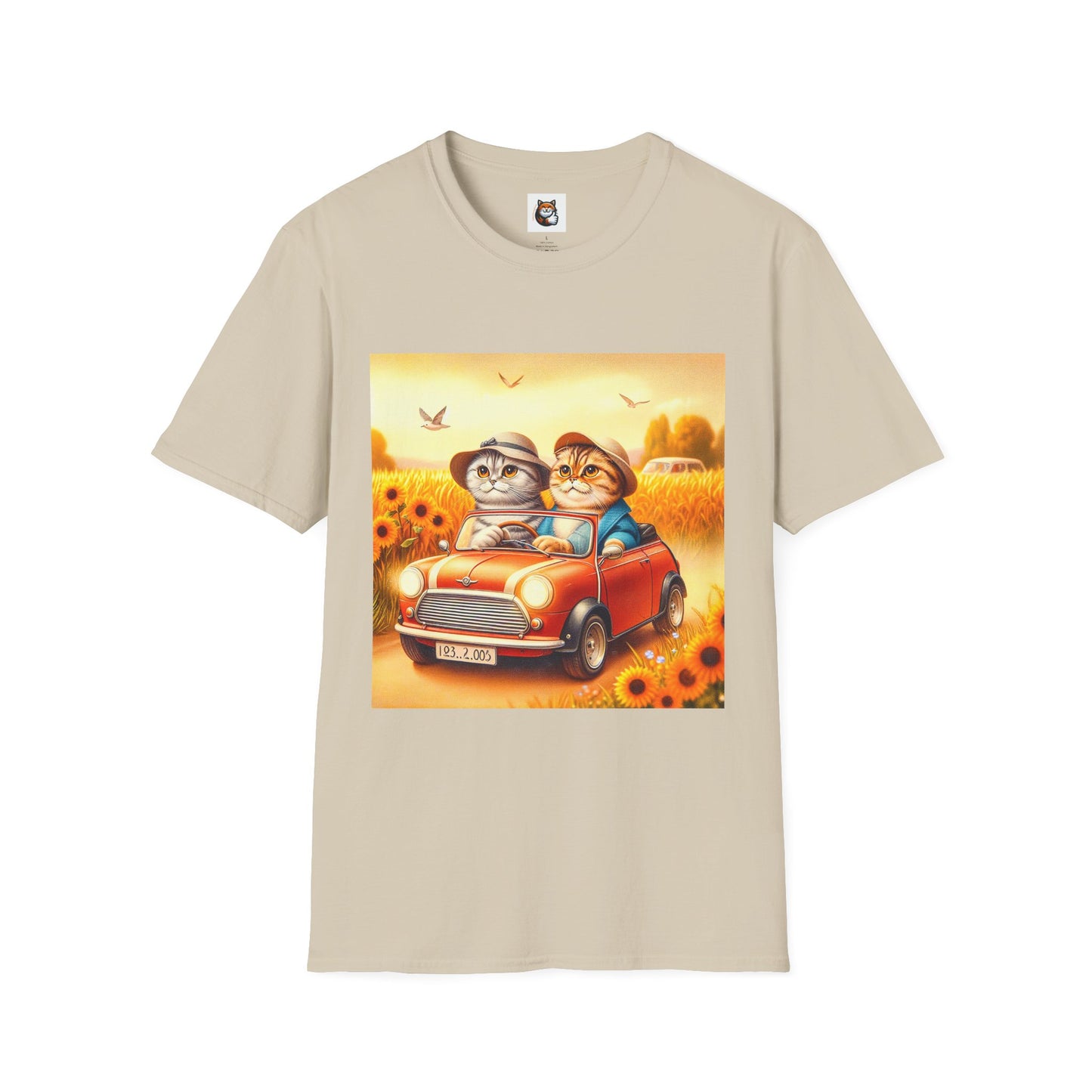 Scottish Fold pretty flowers shirt