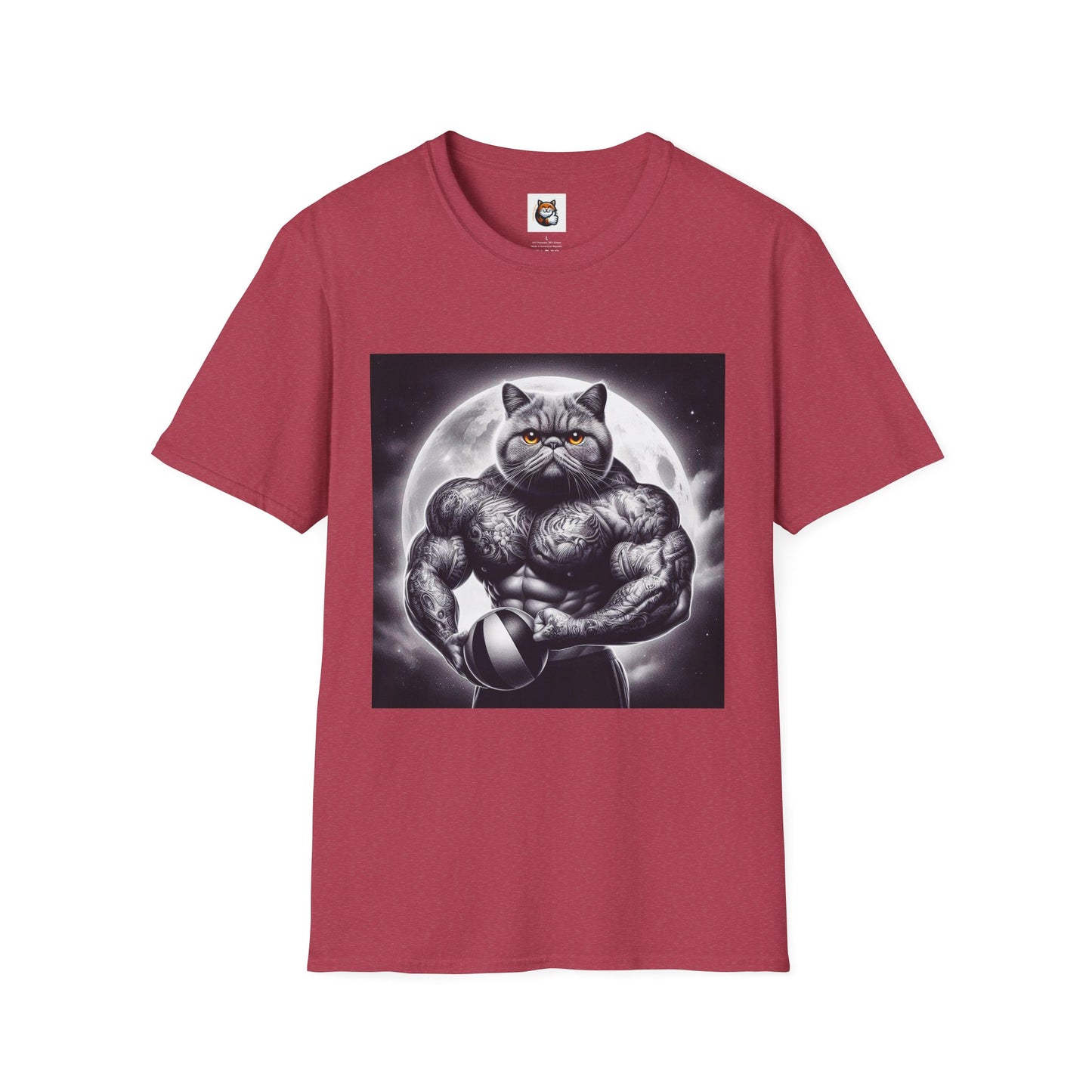 Exotic Shorthair Cat Unisex Softstyle T-Shirt