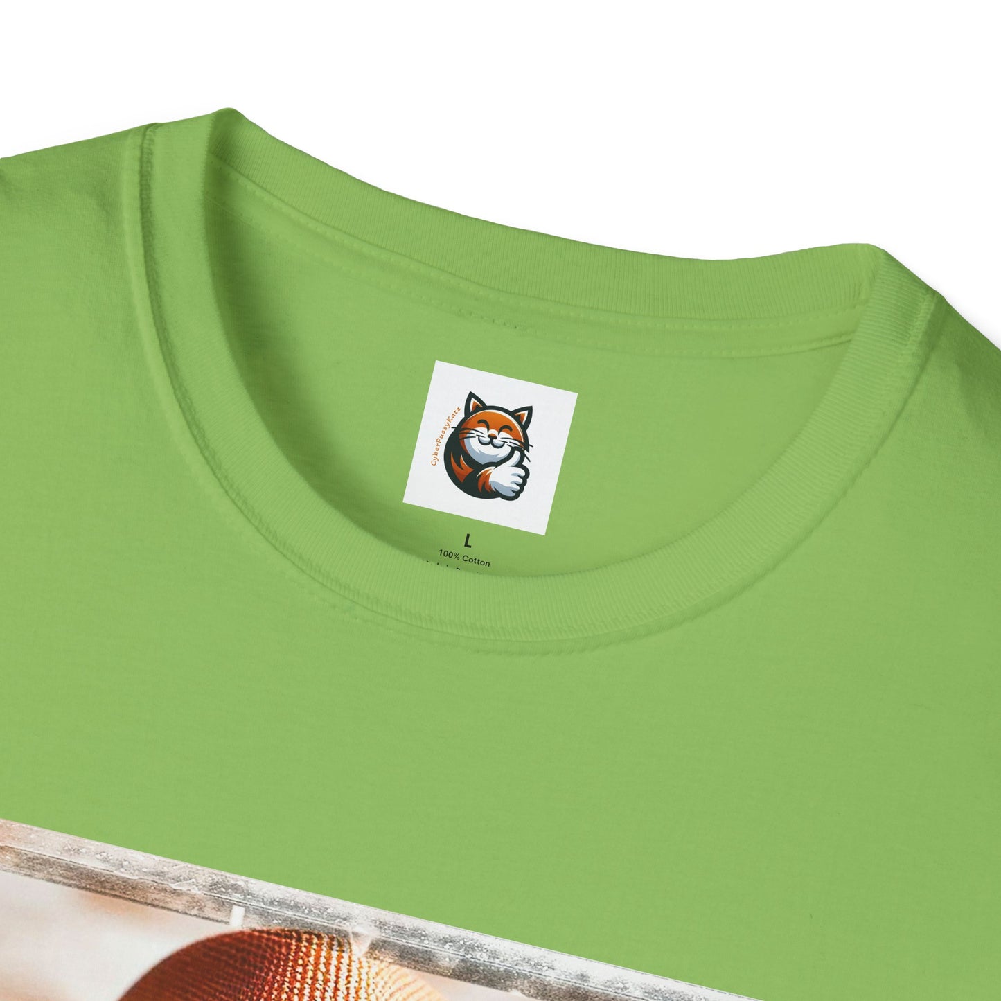 Abyssinian hat and tie Unisex Softstyle T-Shirt