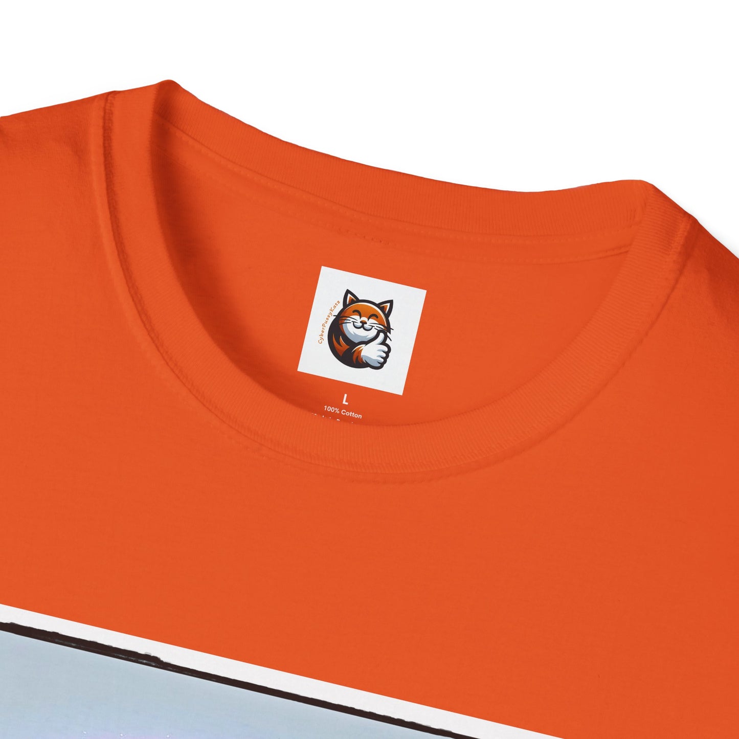 Devon Rex Cat rainbow Softstyle T-Shirt