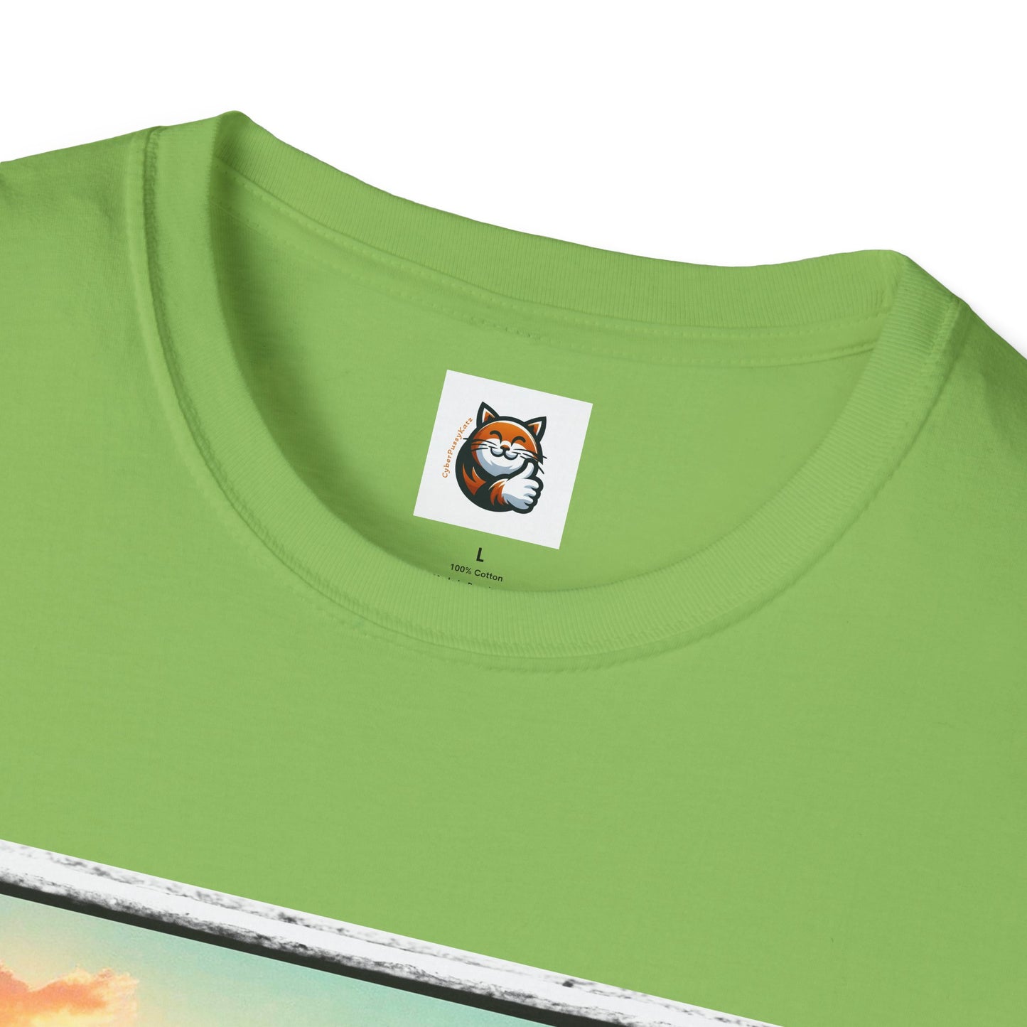 Wacky Cornish Rex Cat couple driving T-Shirt