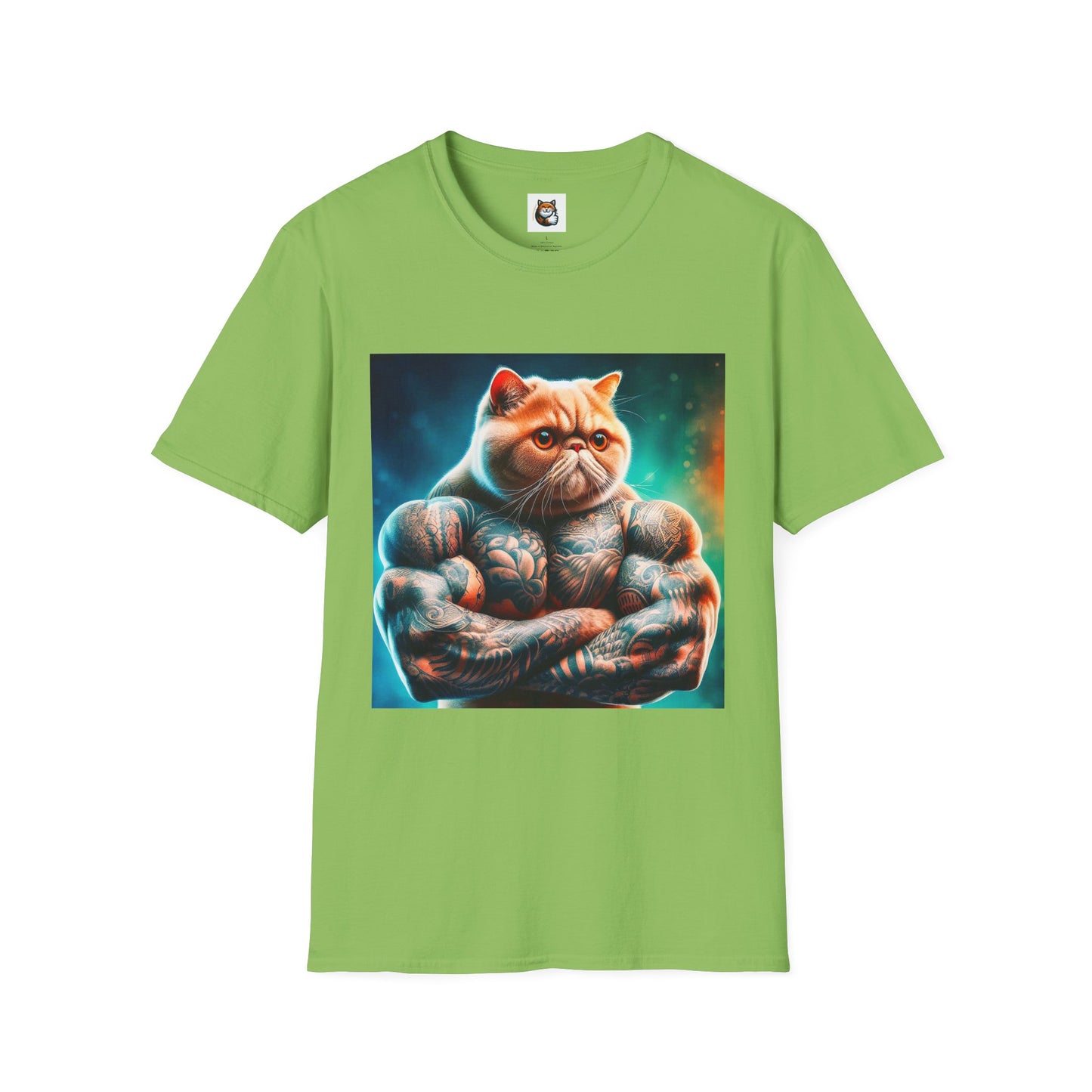 Exotic Shorthair Cat Unisex Softstyle T-Shirt