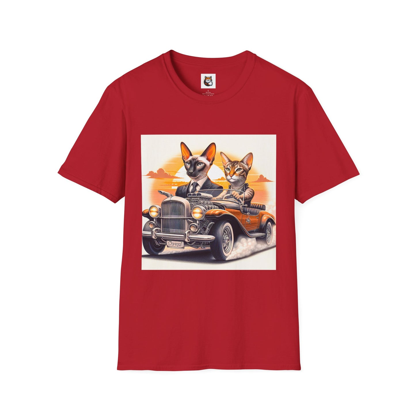 Wacky Oriental Shorthair Unisex Softstyle T-Shirt