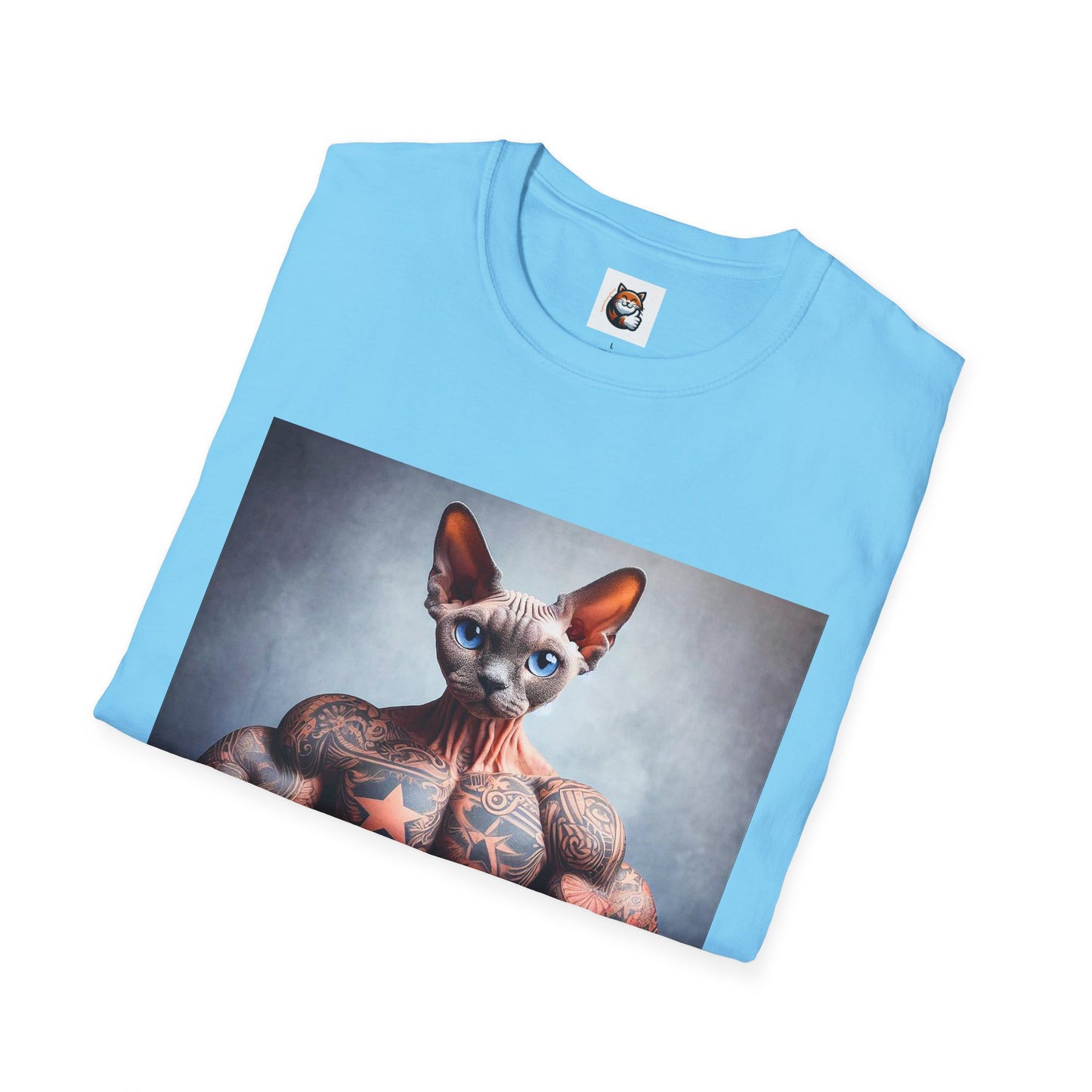 Devon Rex Cat Unisex Softstyle T-Shirt
