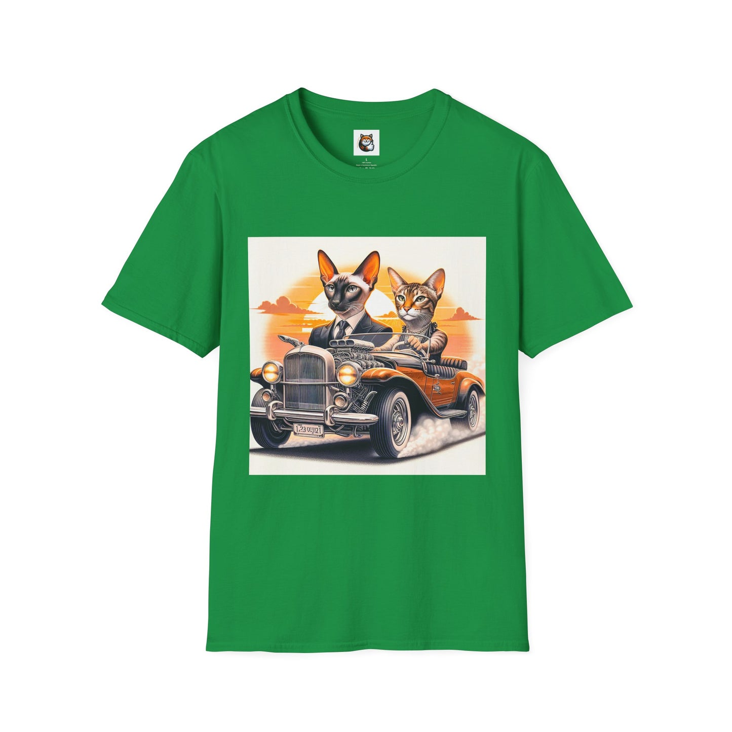 Wacky Oriental Shorthair Unisex Softstyle T-Shirt