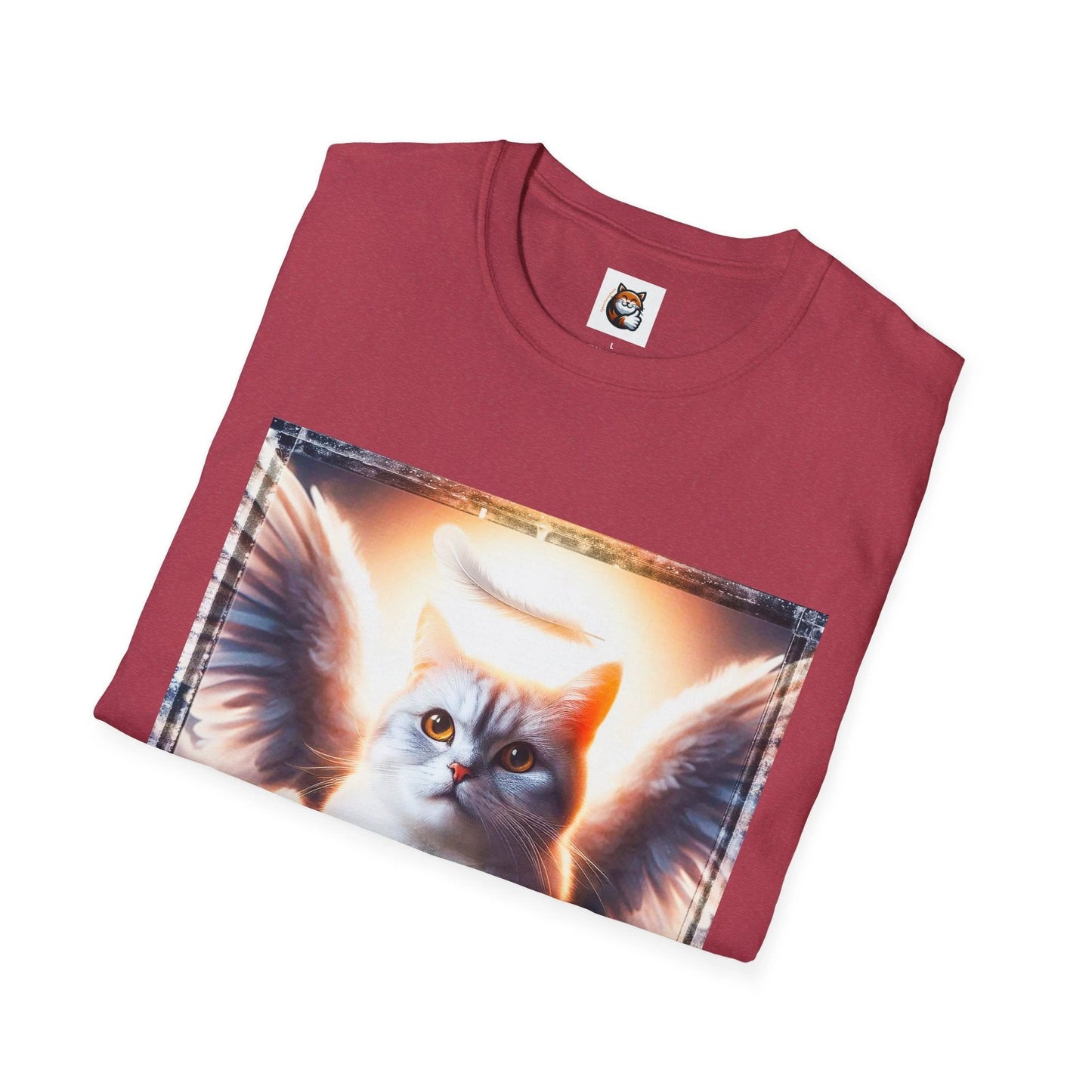 Domestic Cat Unisex heavenly Angel T-Shirt by Printify